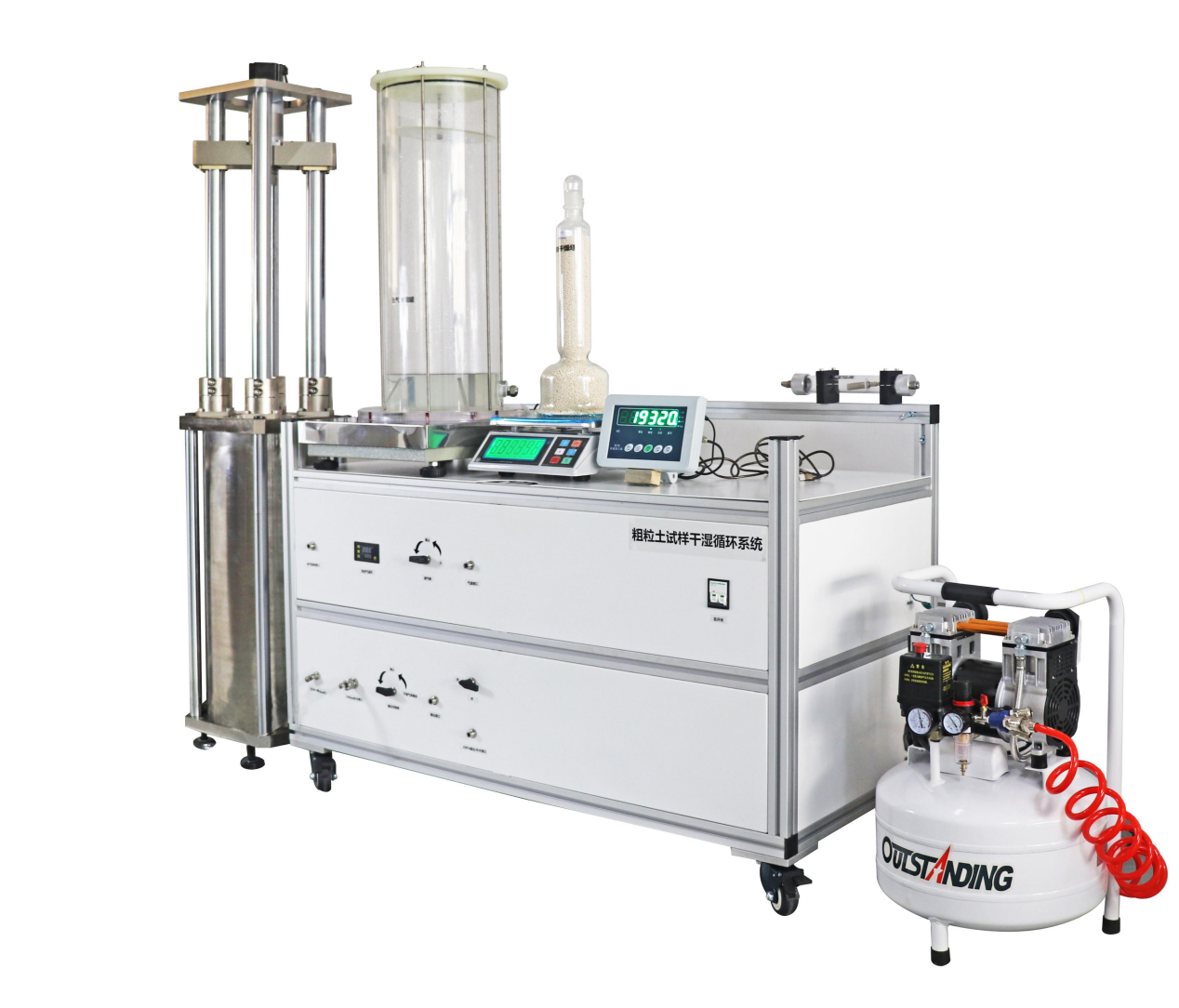 Coarse-grained Soil Drying-Wetting Cycle Test System